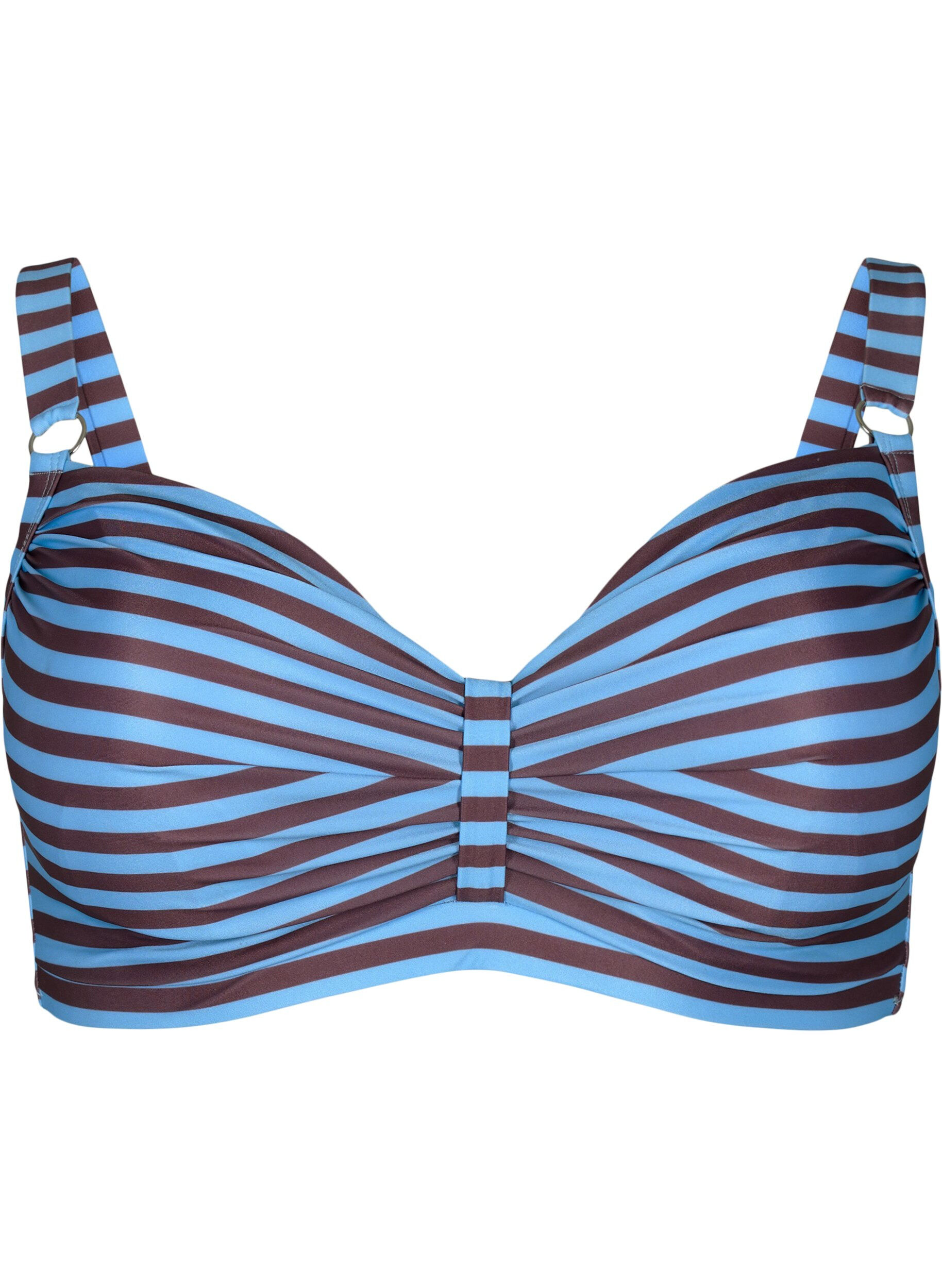 Bikini bh med bøjle og print