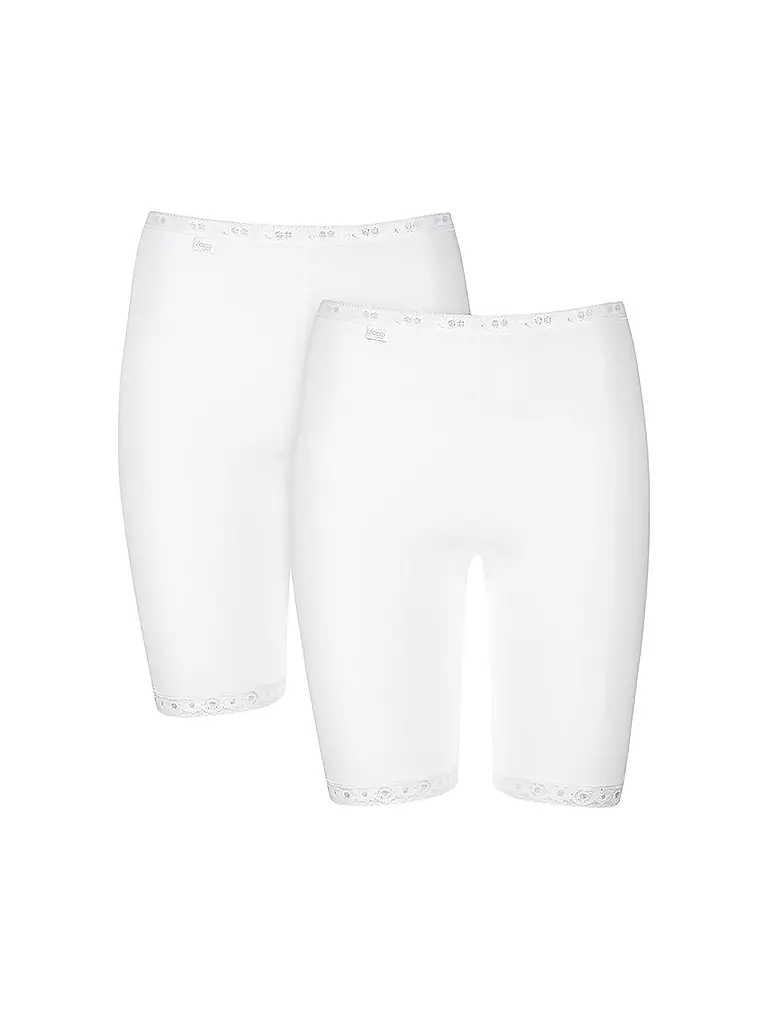 SLOGGI Unterhose mit Bein BASIC+ 2-er Pkg. white weiss
