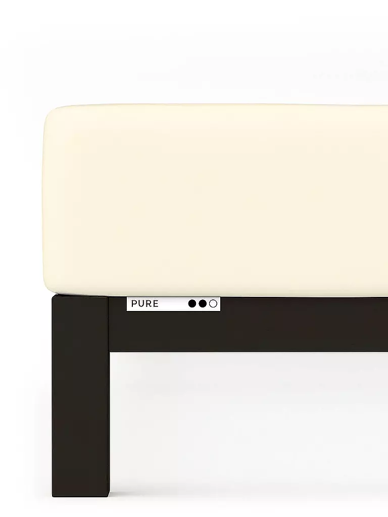 SCHLAFGUT Jersey Spannleintuch PURE 120x200cm Yellow Light M gelb