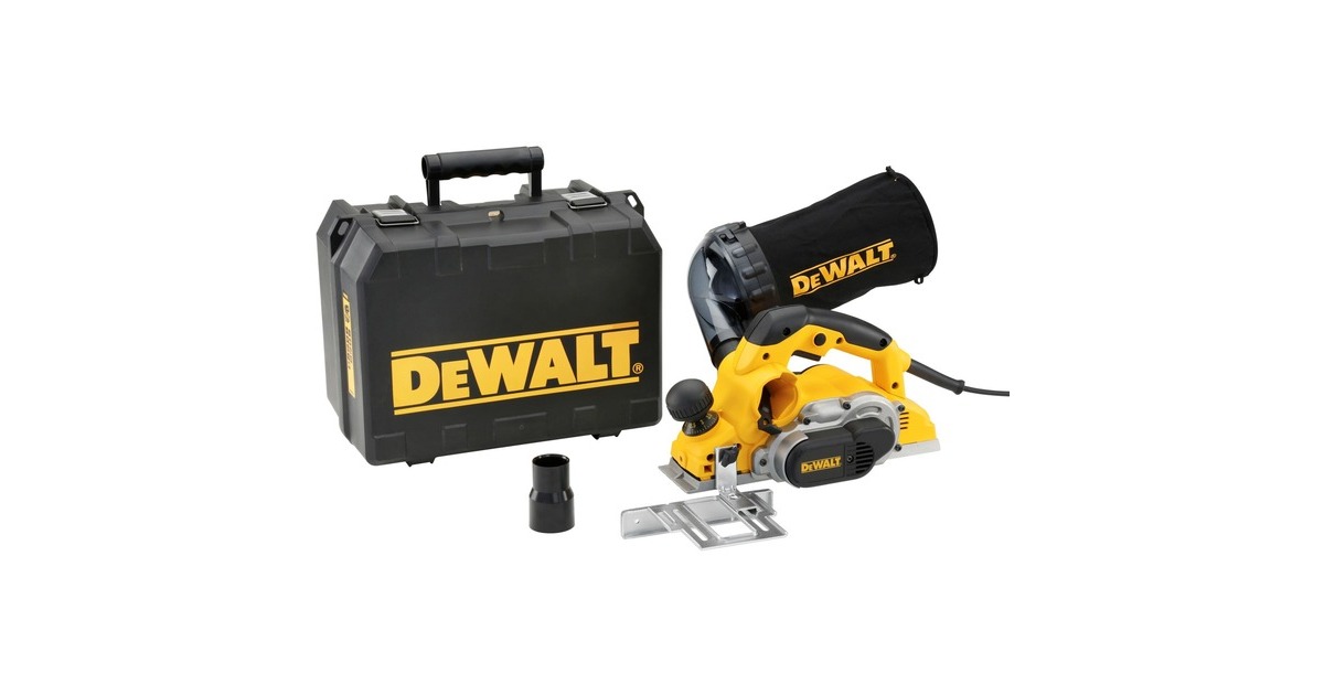 DEWALTSchaafmachine D26500K elektrische schaafmachine  (Geel/zwart, Koffer)