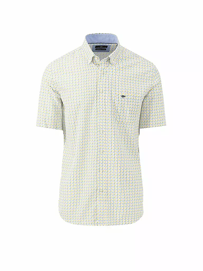 FYNCH HATTON Hemd Casual Fit gelb