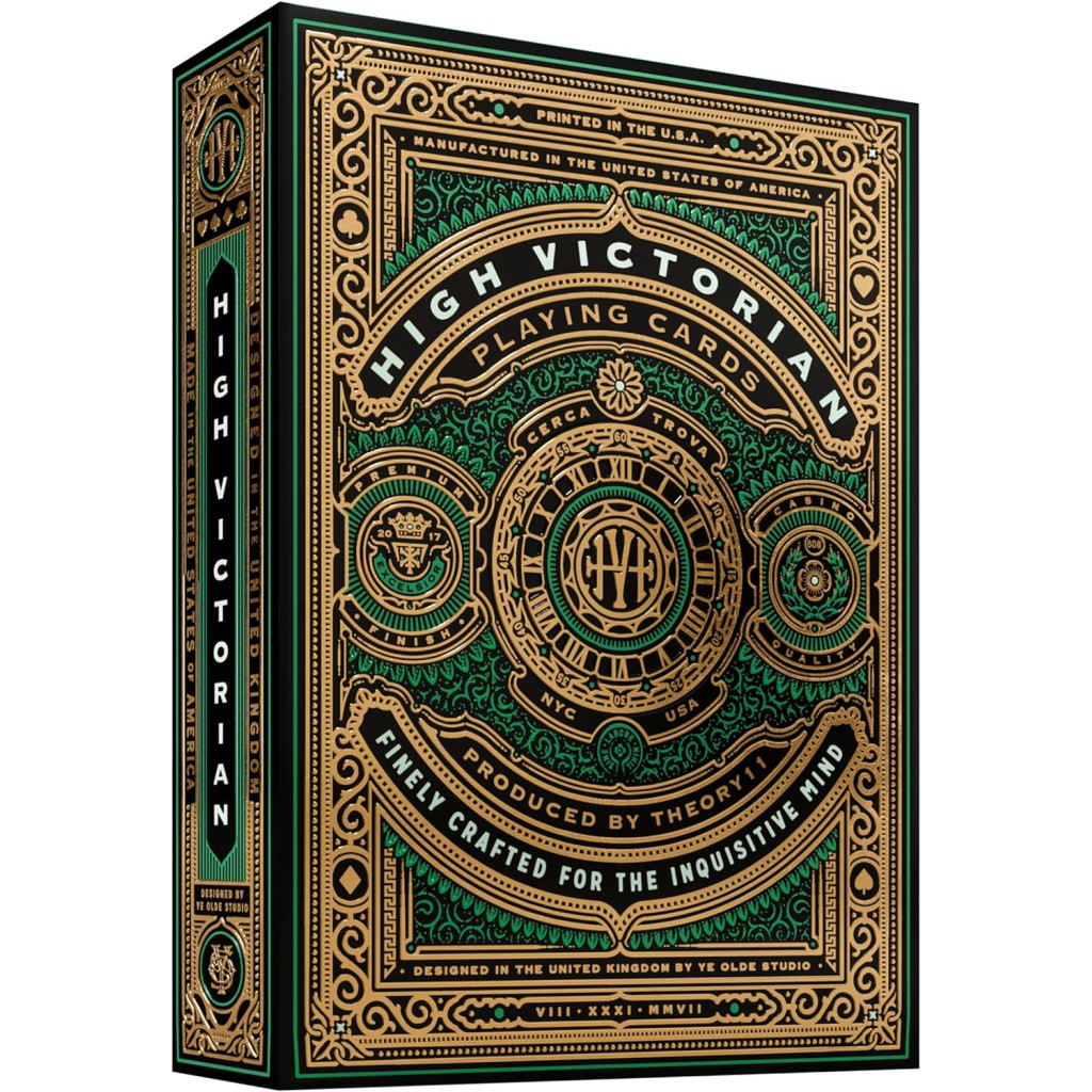 Cartes à jouer Theory11 - High Victorian Green