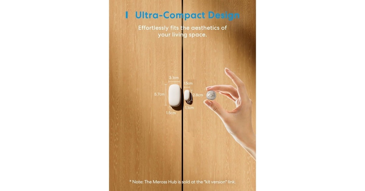 MEROSSSmart Door and Window Sensor Starter kit  (Wit)