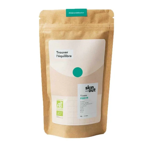Skin and Out FEED IN Tisane Anti-acné Hormonale - Trouver l'équilibre 50g