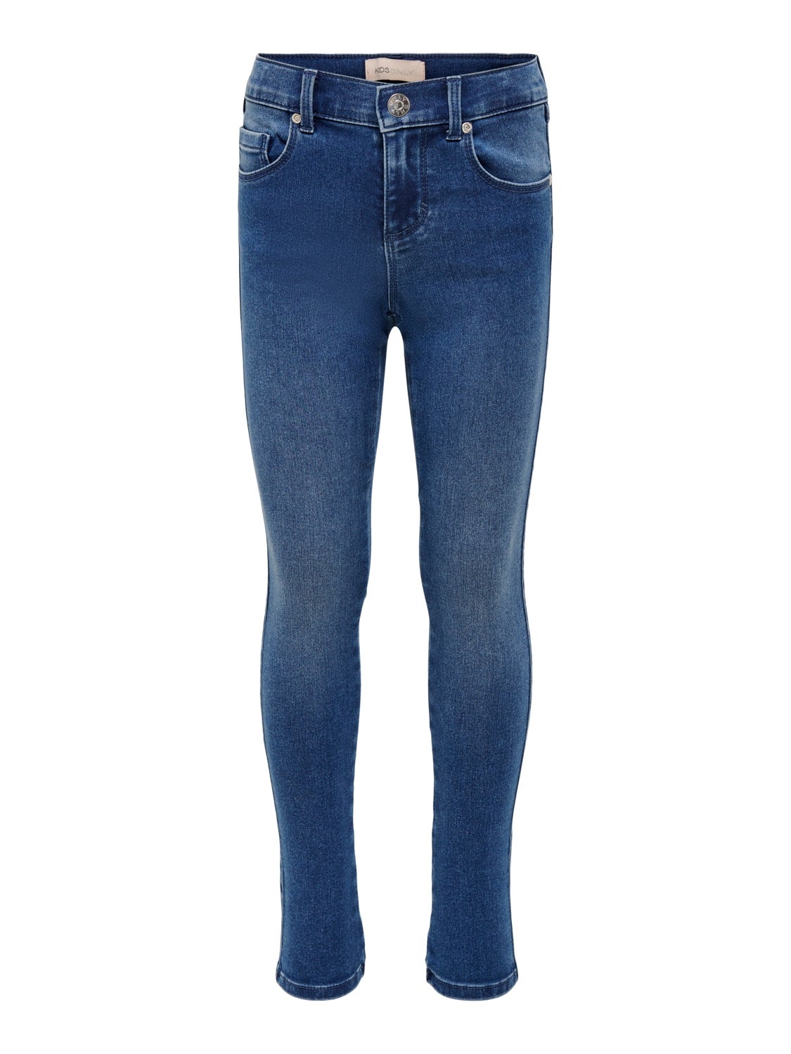 KONROYAL Mittlere Taille Skinny Fit Jeans Medium Blue Denim