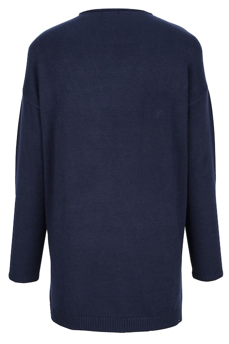Pullover, Statement, Saum hinten länger