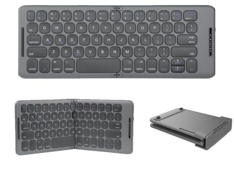 HOMTEC - USB oplaadbaar Bluetooth opvouwbaar toetsenbord