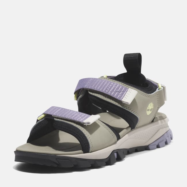 Sandalo a Doppia Fascia Lincoln Peak da Donna in                beige