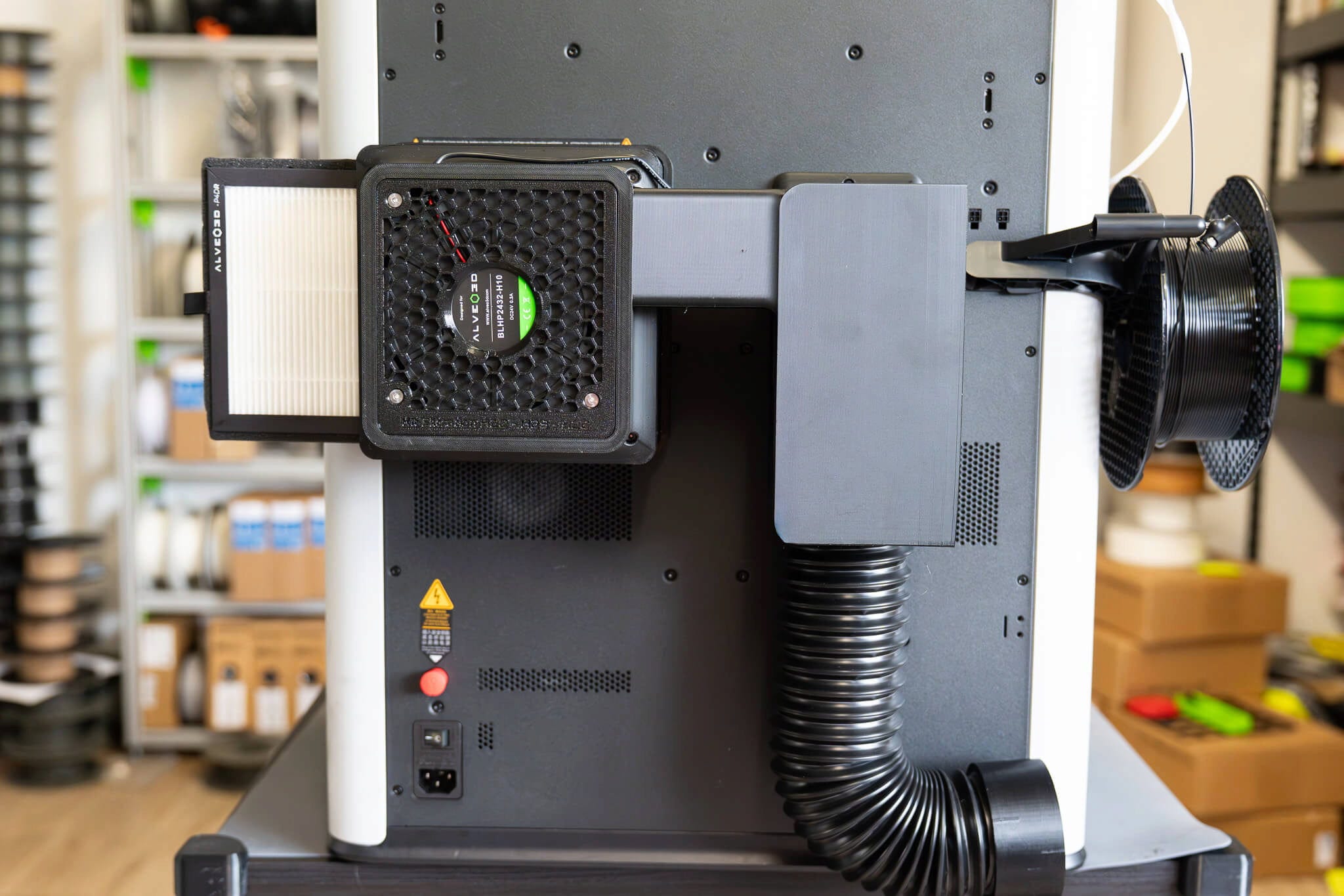 Alveo3D  Remote-Controlled Filtration Kit für Bambu Lab H2 Serie    Filtrationskit für Bambu Lab 3D Drucker