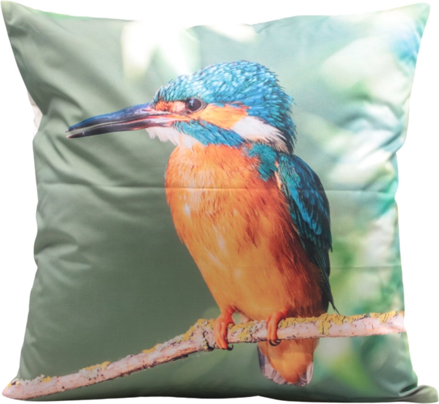 Farmwood Animals sierkussen ijsvogel multi 45 x 45 x 2 cm
