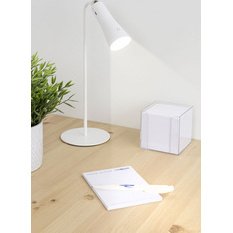Lampe de bureau à LED sans fil 3en1, dimmable, blanc