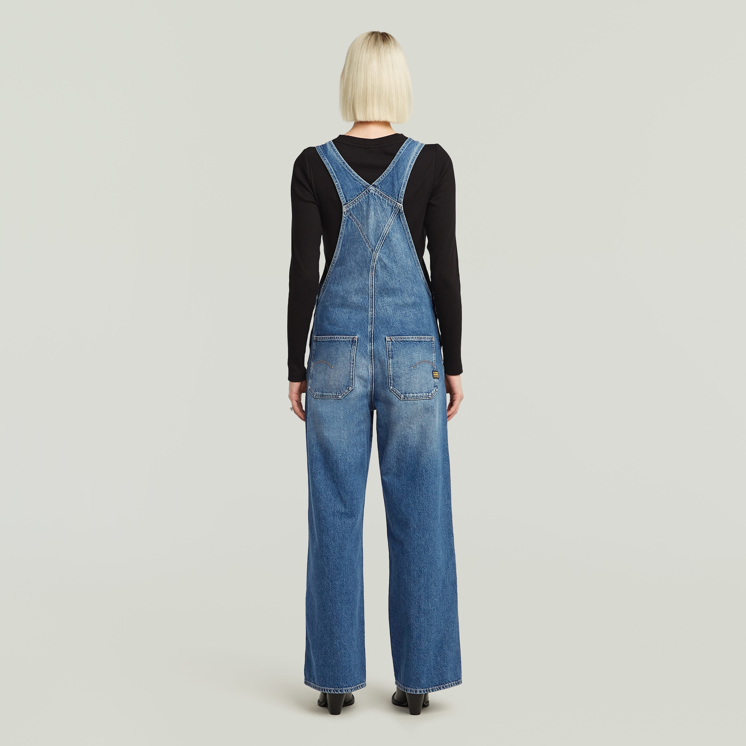G-STAR Latzhose »Straight Leg Dungaree«  mit Knöpfen an den Seiten