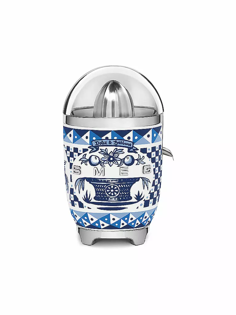 SMEG Zitruspresse 700Watt Dolce & Gabbana CJF01DGBEU Blu Mediterraeo blau