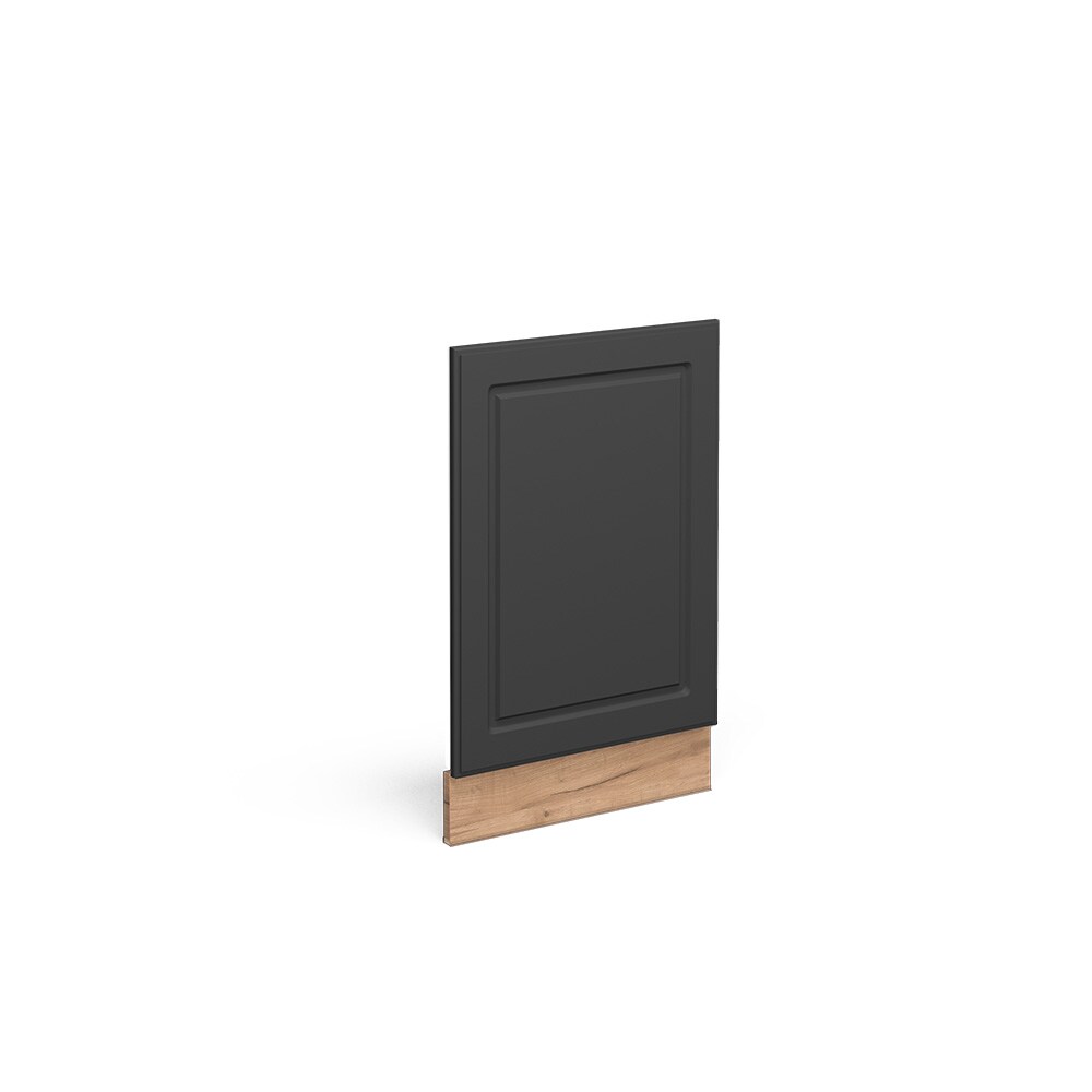 Vicco Geschirrspülerblende Küchenschrank Küchenmöbel Fame-Line Eiche Anthrazit-Gold Landhaus 45 cm Küche Einbauküche Geschirrspüler Blende Küchenzeile