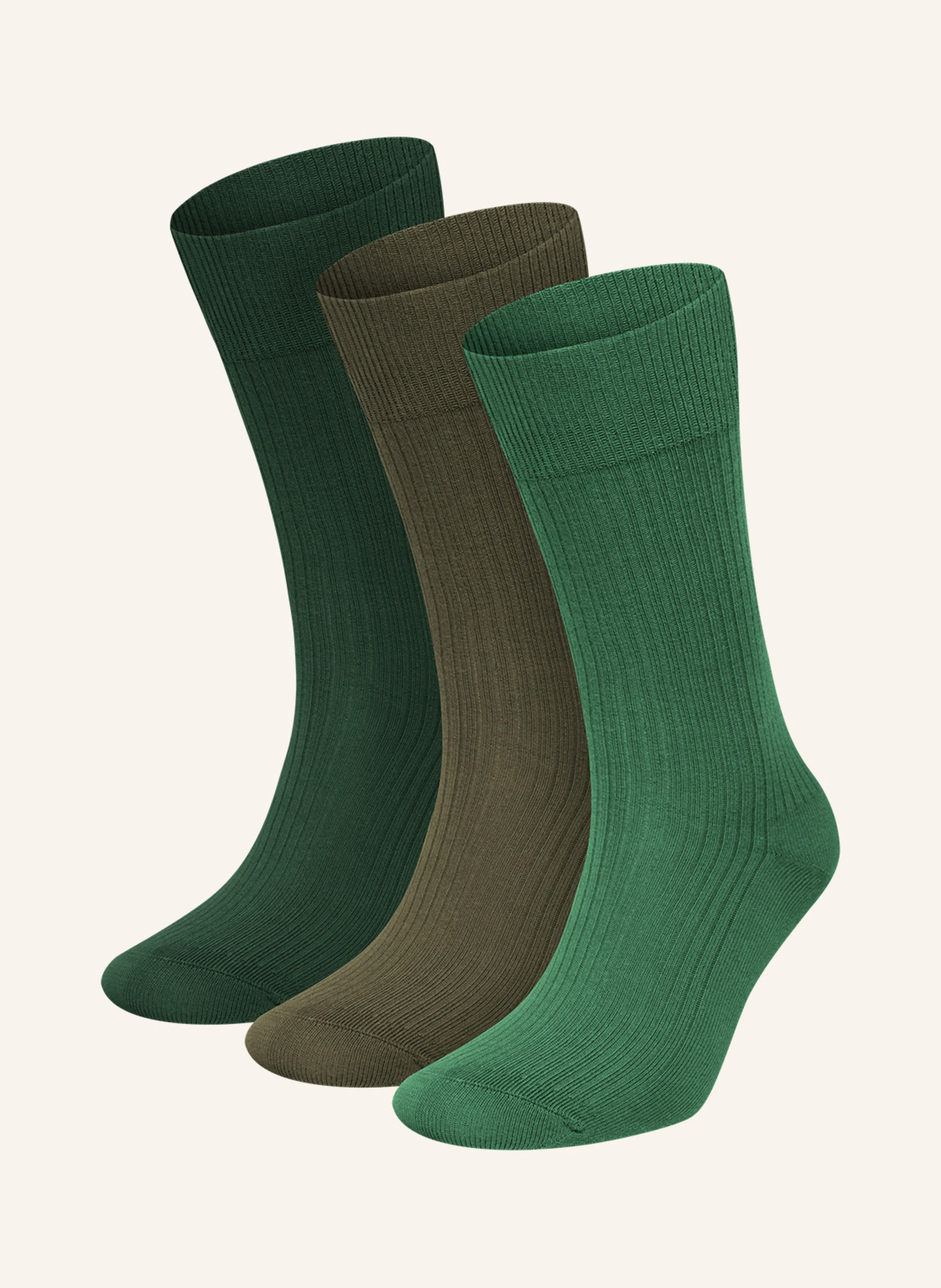 DillySocks 3er-Pack Socken PREMIUM RIBBED COLLECTION