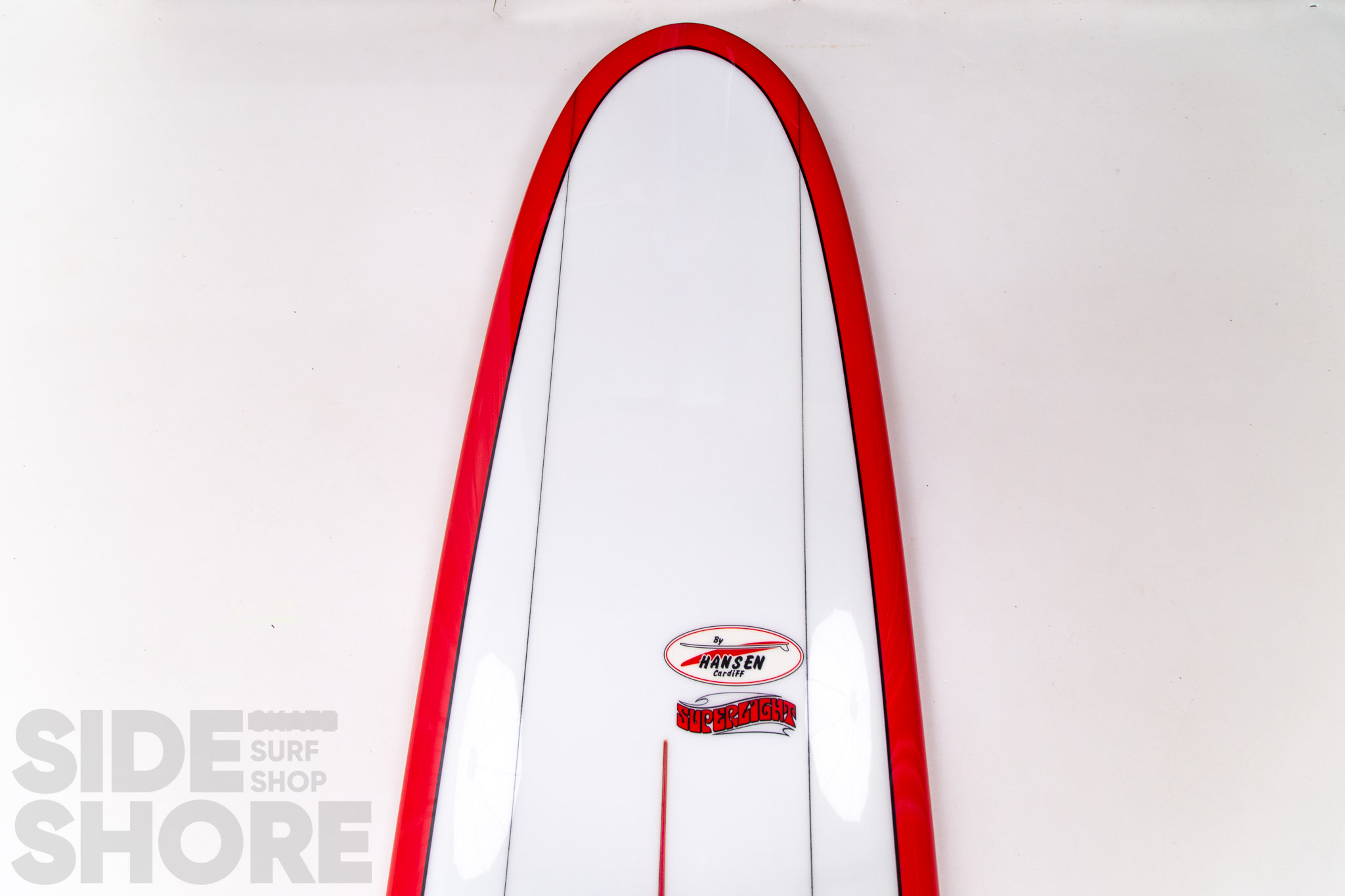 Hansen Surfboards Superlight - Tint Red   Polish - 9'8 x 22 7/8