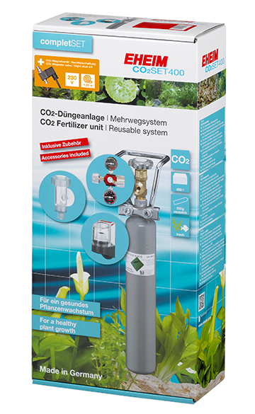Eheim Co2 Set 400 inclusief fles en magneetventiel nachtuitschakeling