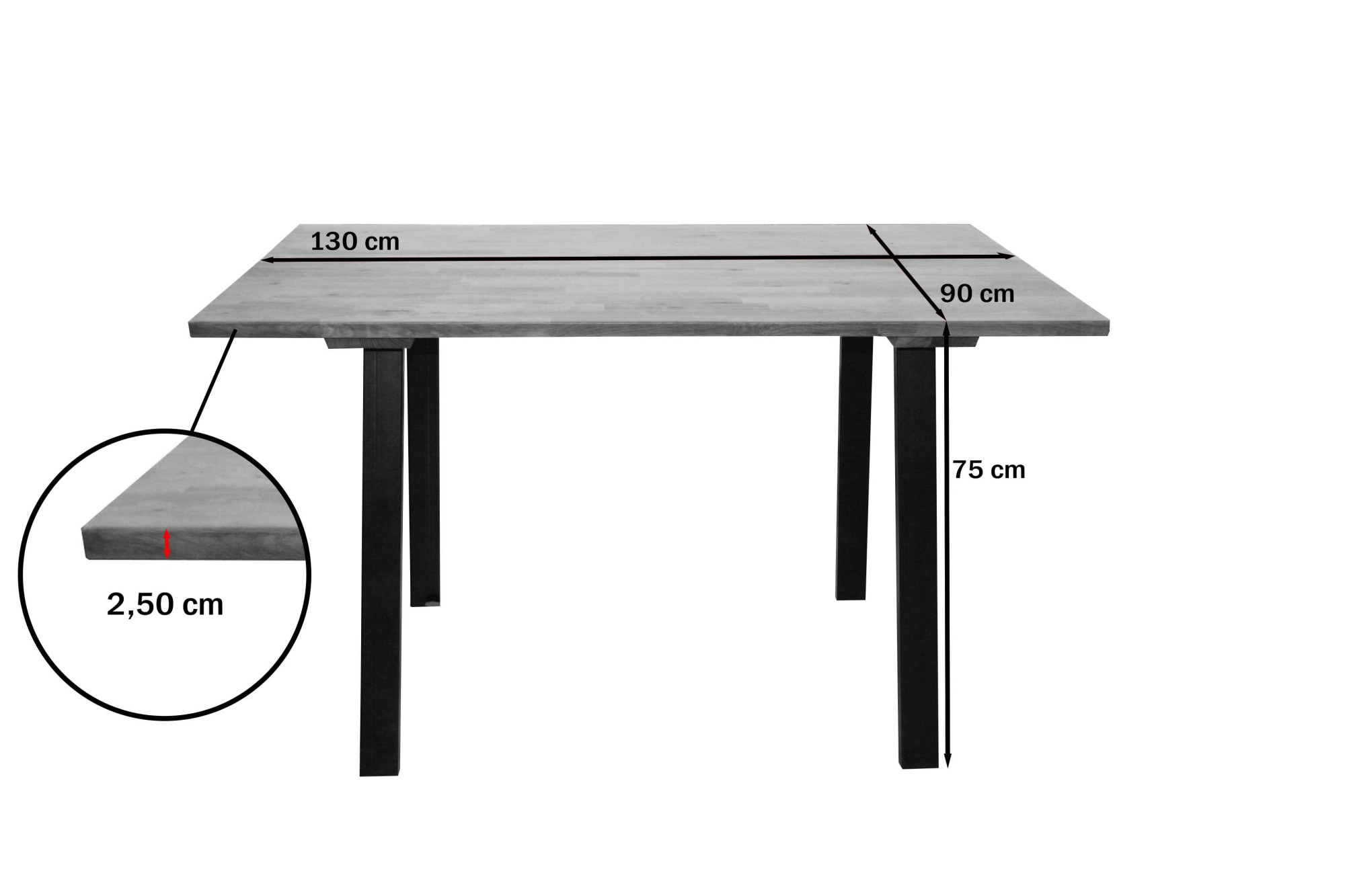 Home affaire Eckbankgruppe »Oliver« Set, 4-tlg, 4 Stk. tlg. Eckbank mit Wellenunterfederung im Sitz, Tisch Massiv Eiche