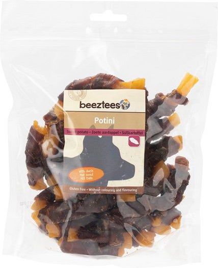 Beeztees hondensnack Potini sticks eend 400 gram