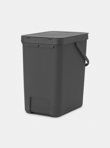 Sort & Go afvalemmer, 25 liter - Grey