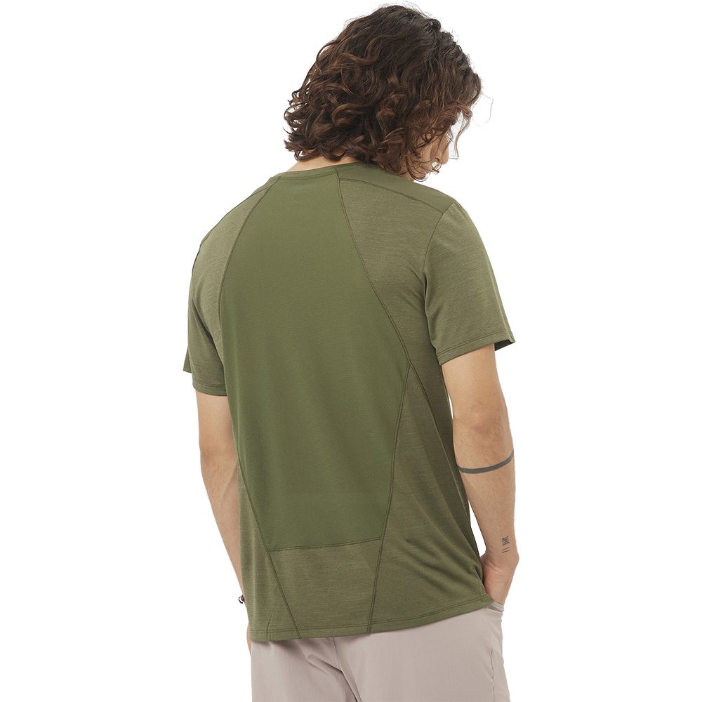 Salomon Outline T-Shirt Herren grape leaf