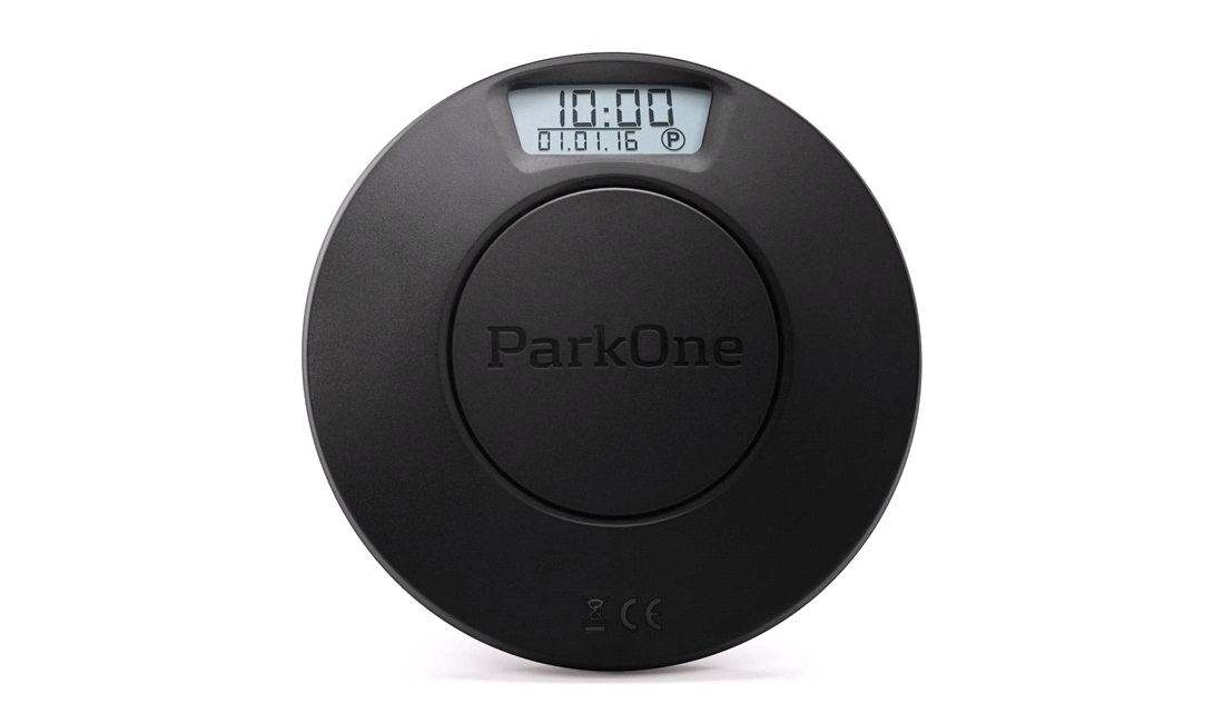 Elektronisk p-skive ParkOne 2 Titanium Silver
