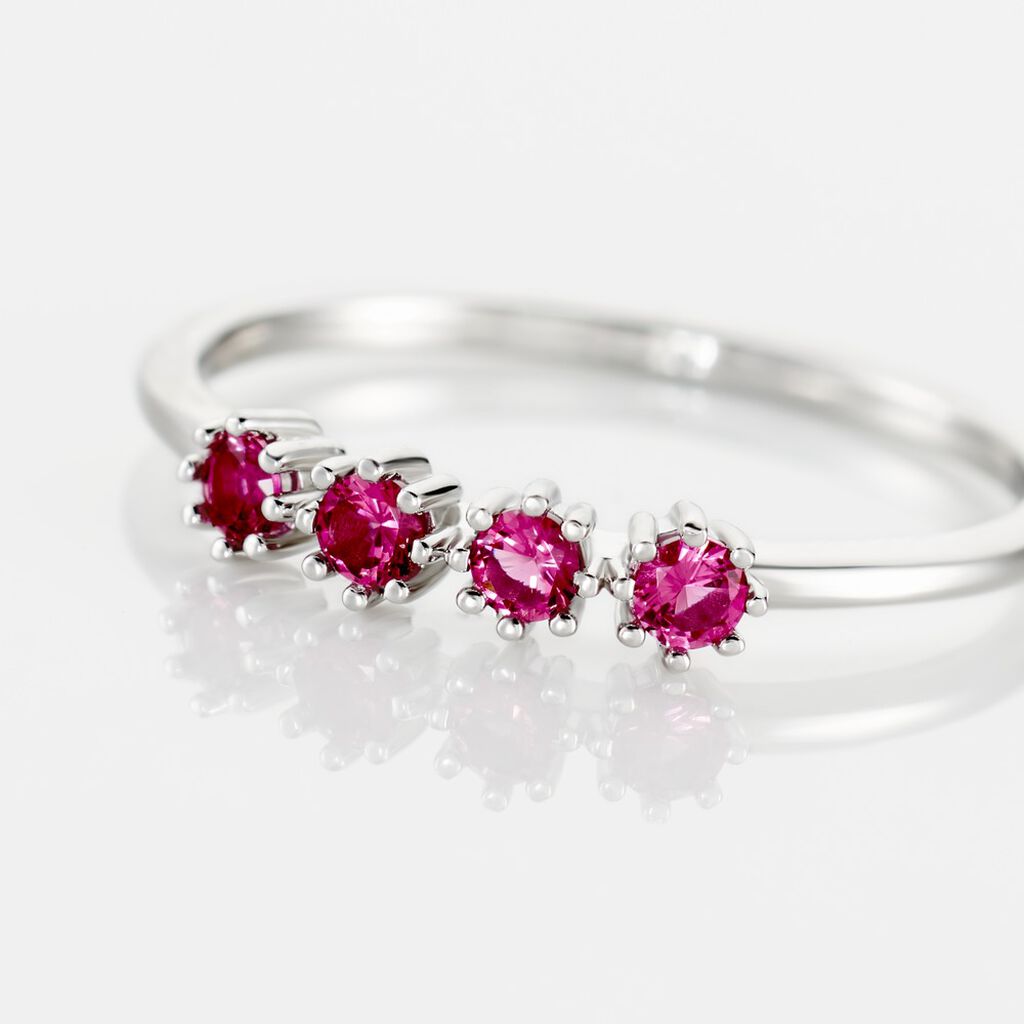 Bague Karrie Argent Blanc Oxyde De Zirconium