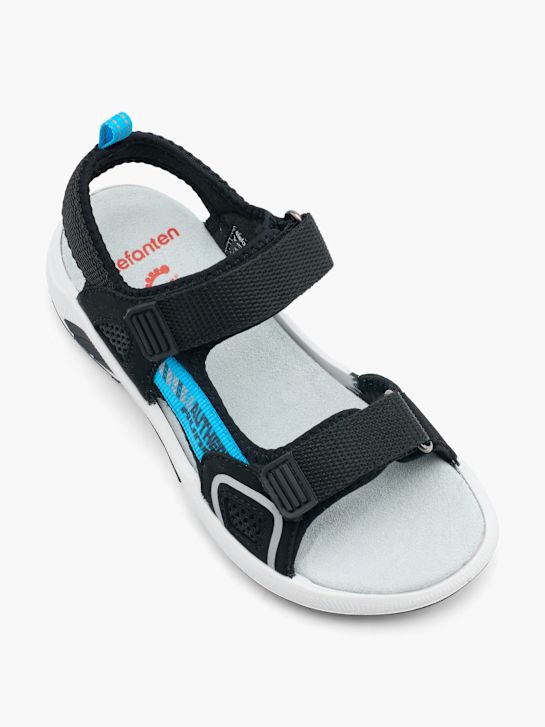 elefanten SKANDAR Sandale Schwarz