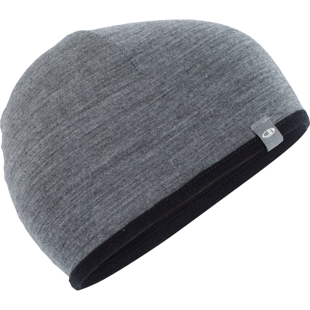 Icebreaker Pocket Hat black gritstone heather