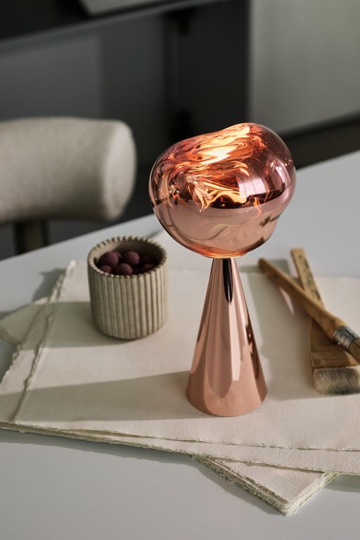 Tom Dixon Melt tafellamp LED oplaadbaar goud