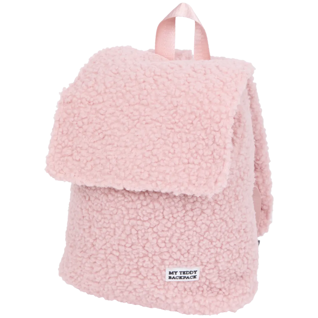 Sac à dos en tissu teddy