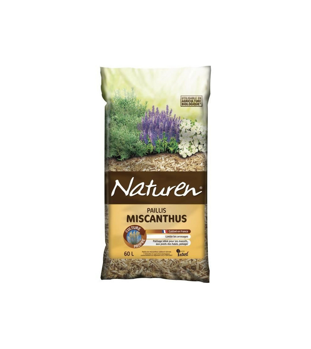 Paillis de miscanthus 60l