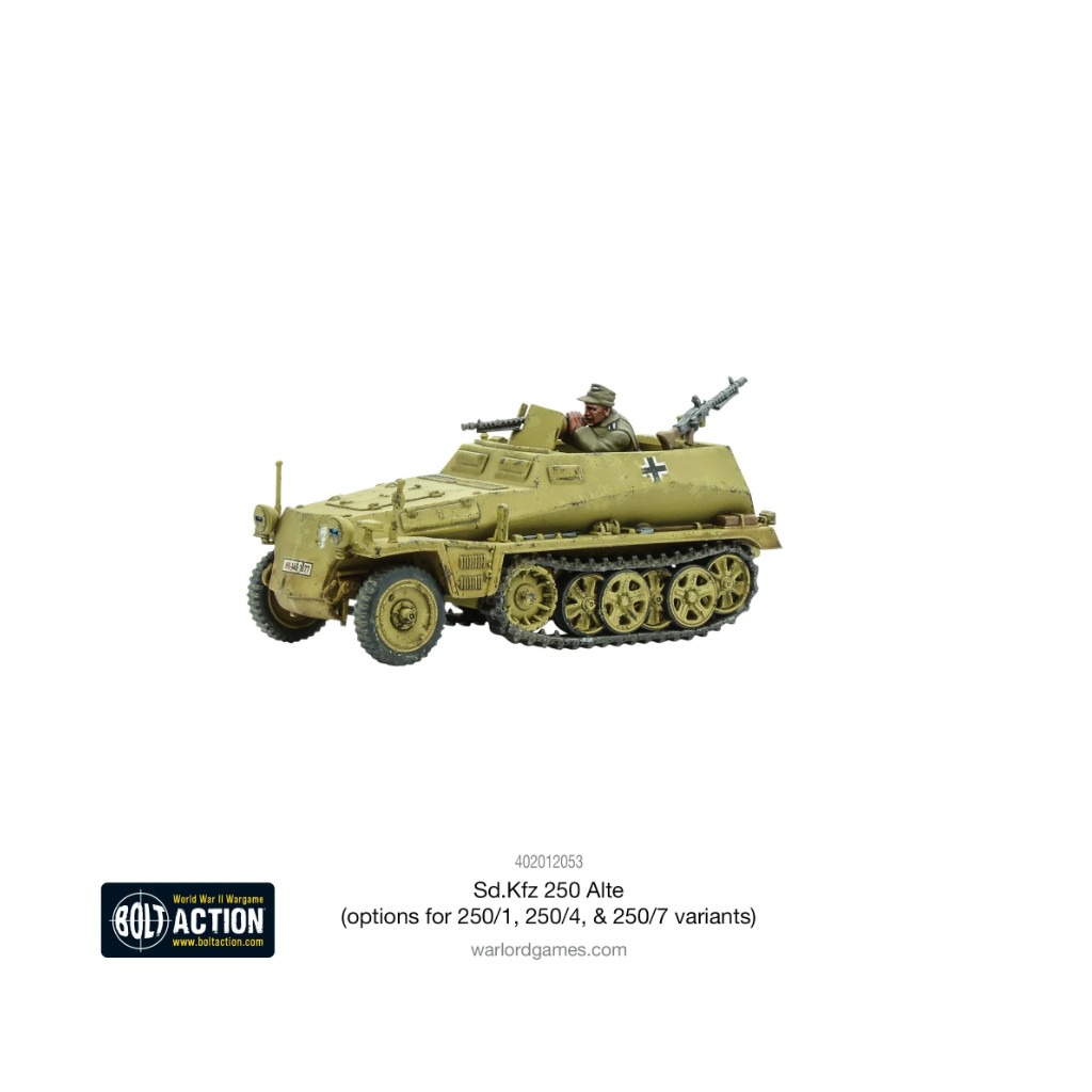 Bolt Action - German - Sd.Kfz 250 Alte (Options For 250/1, 250/4 & 250/7)