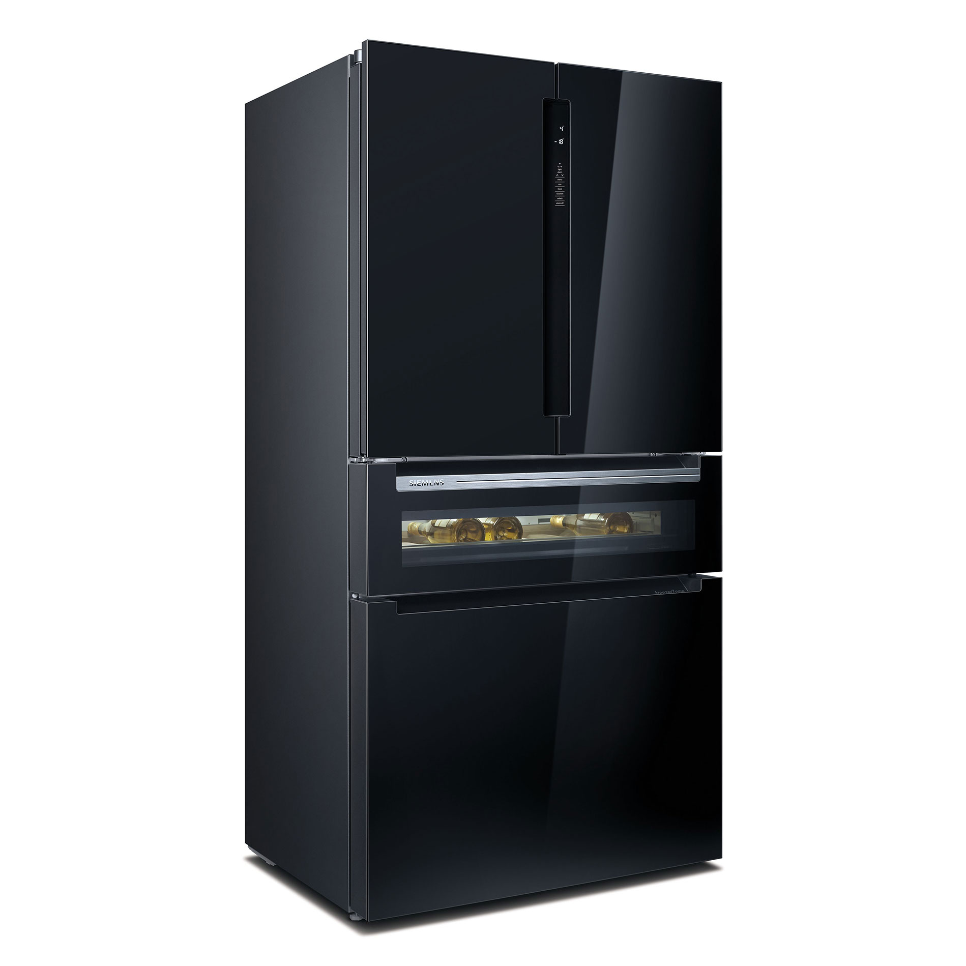 SIEMENS French Door Kühl-/Gefrierkombination KF96RSBEA - schwarz - E