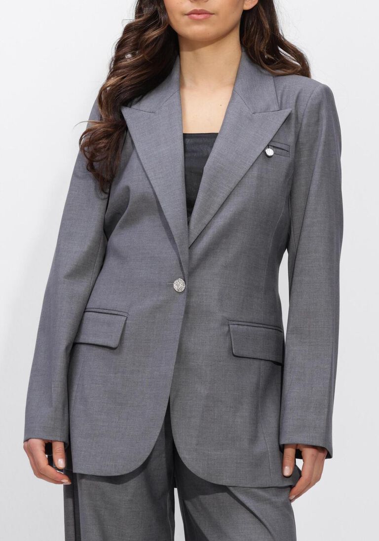 grijze co'couture blazers liam fitted blazer