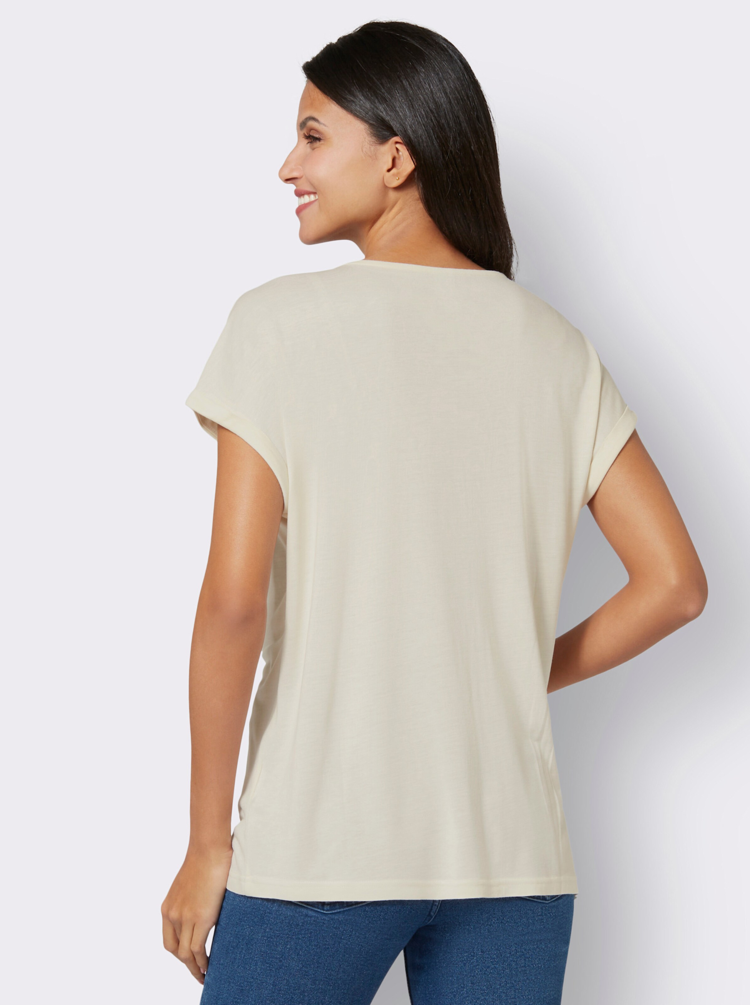Shirt aus reiner Viskose