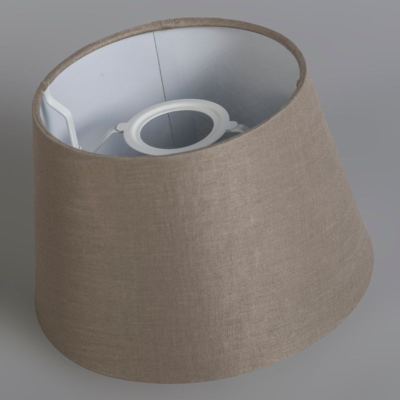 Linnen lampenkap taupe 25/16