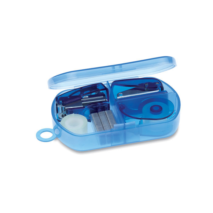 GiftRetail MO7623 - BUROBOX Set papet. en boîte plastique