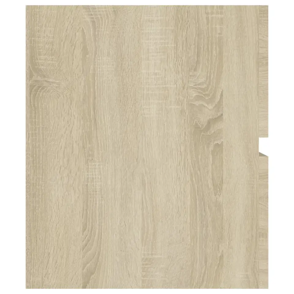 vidaXL - Wastafelkast - Bruin - Bewerkt hout - 100 x 38.5 x 45 cm