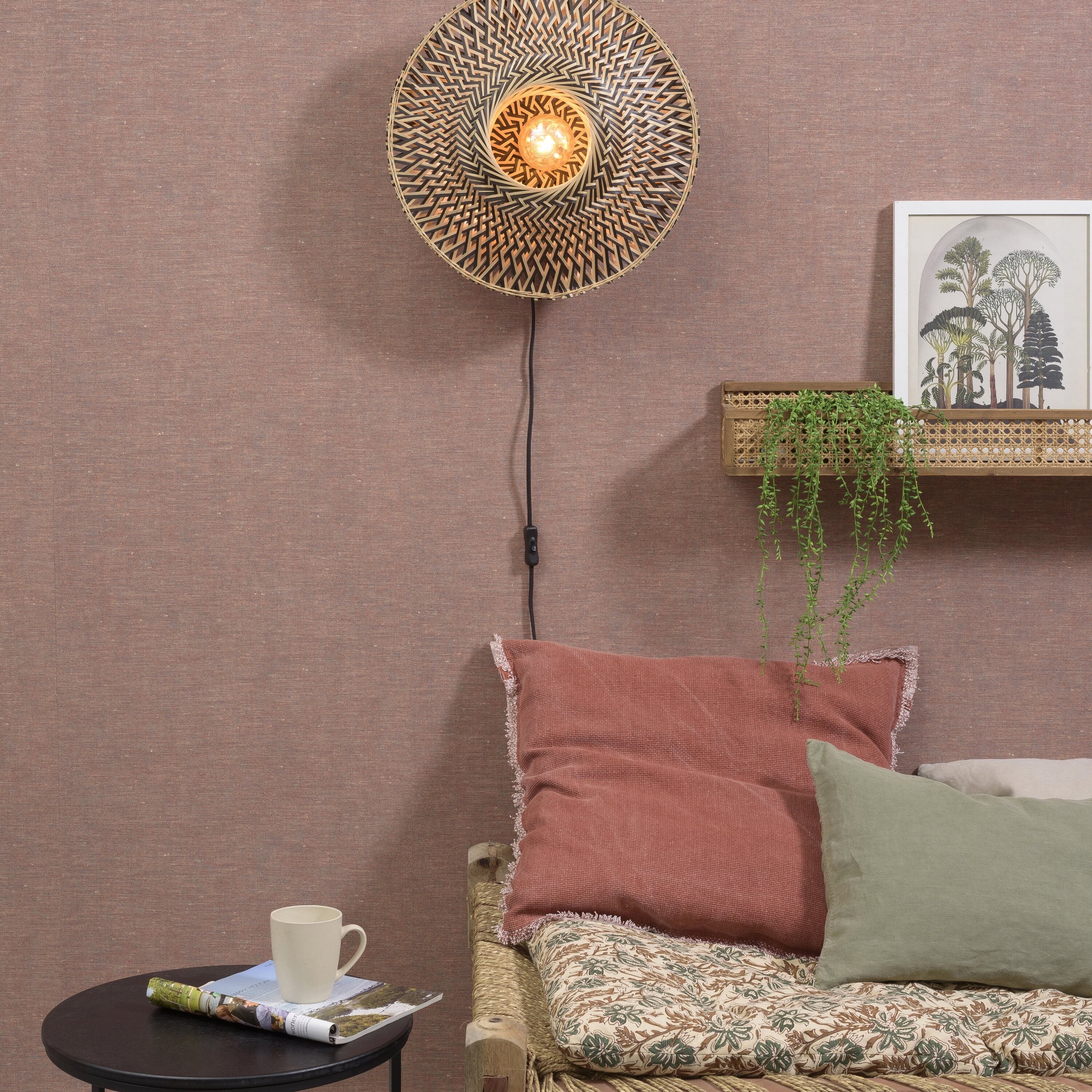 GOOD&MOJO Bali Wandlamp S - Ã 44 cm
