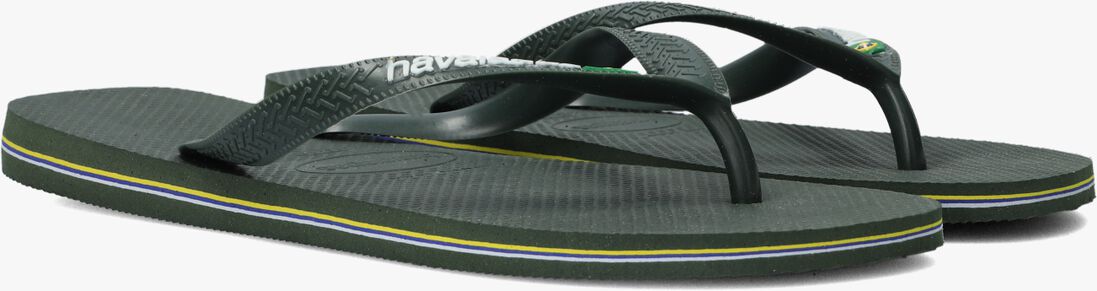 HAVAIANAS groene havaianas teenslippers brasil logo