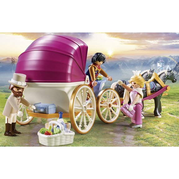 Calèche et couple royal Playmobil Princess 70449