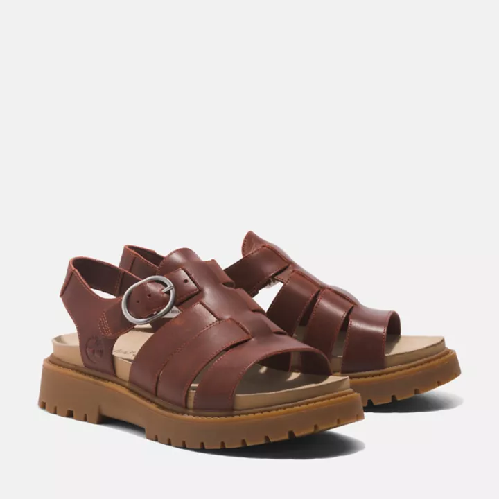 Sandale Clairemont Way Fisherman pour femme en rouge foncé