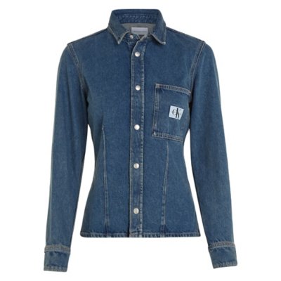 Chemise à manches longues femme Lean Darted Denim CALVIN KLEIN