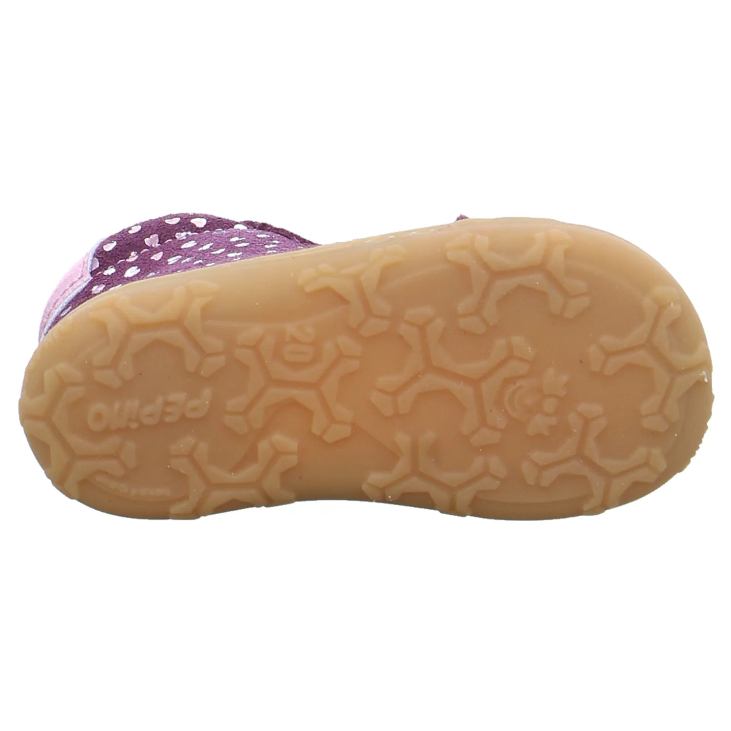 PEPINO Lauflernschuh Dunkelrot Leder  Bottine