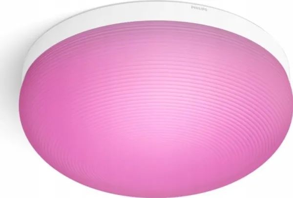 Philips Hue White and Color Ambiance Flourish - Loftslampe - LED - 32.5 W (tilsvarende 175 W) - klasse G - 16 millioner farver/varmt til køligt hvidt lys - 2000-6500 K - hvid