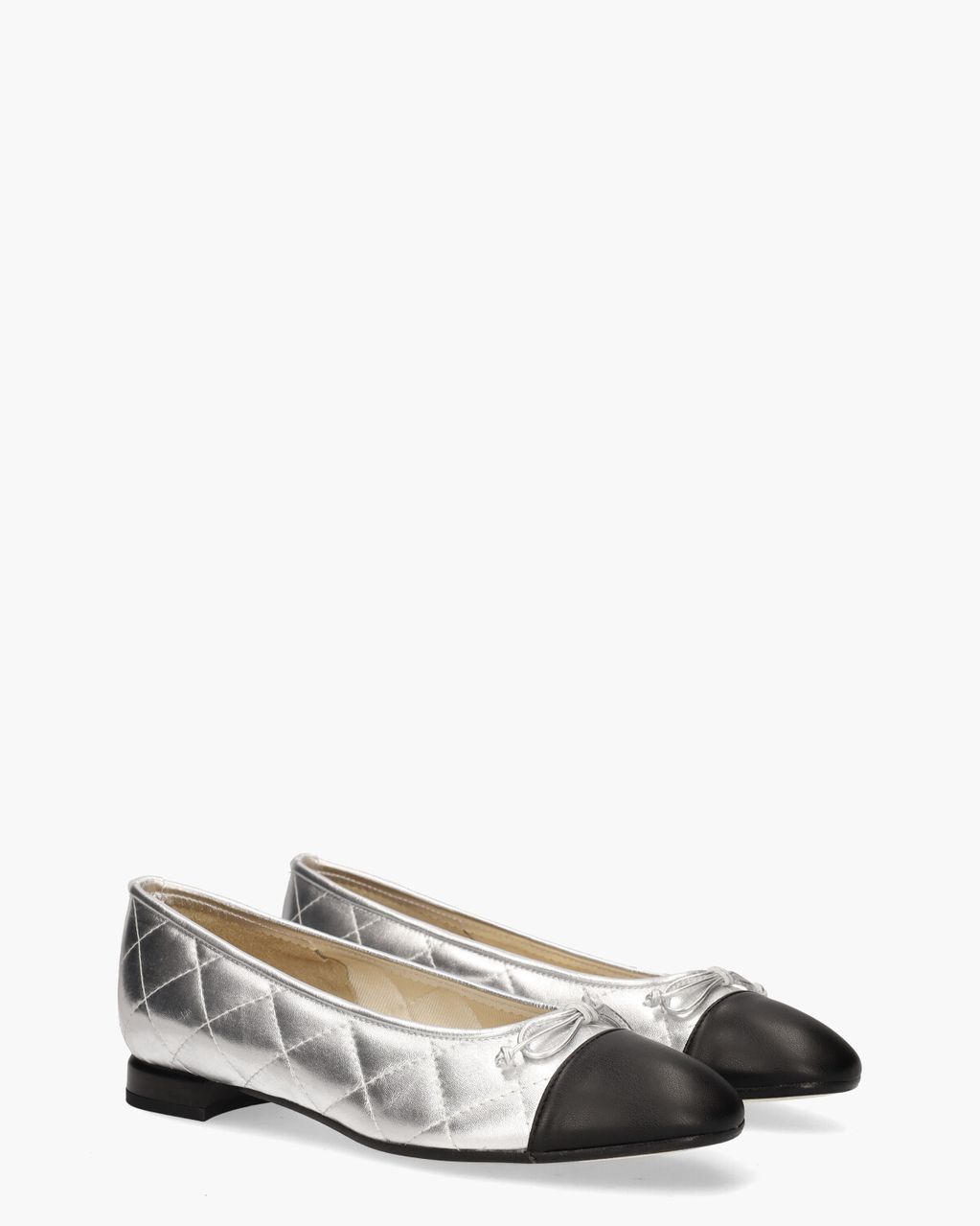 Brunate 10405 Zilver/Zwart Damesballerina's