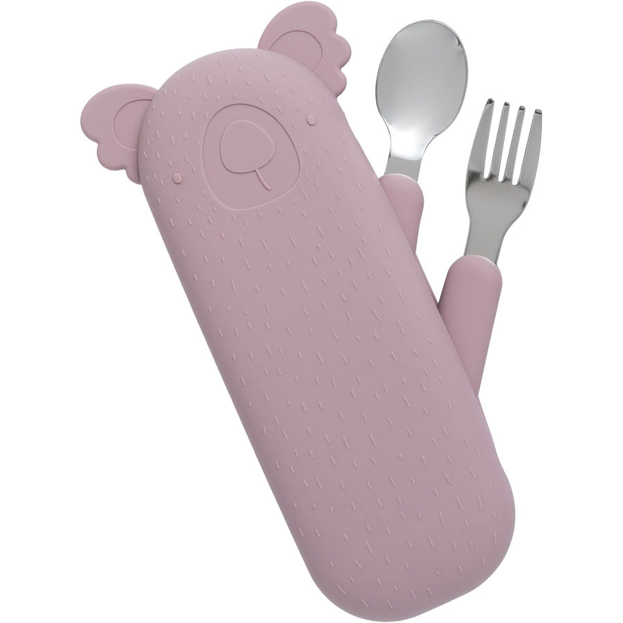the cotton cloud Besteckset mit Etui Zoe the Koala dusty pink