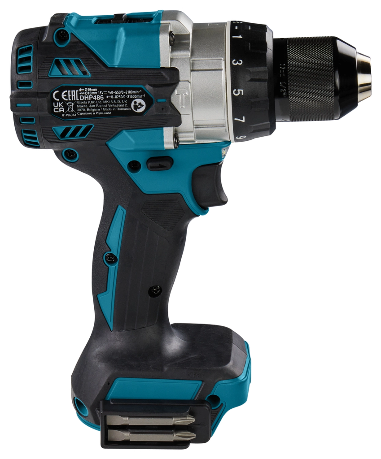 Makita DHP486Z 18V Li-Ion accu klopboor- /schroefmachine body - 130Nm - koolborstelloos