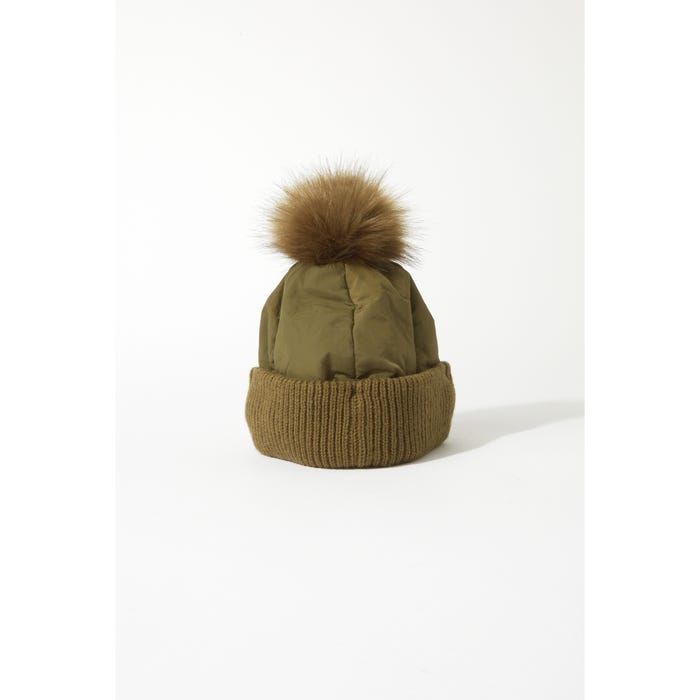 Veritas-Quilted muts pompon